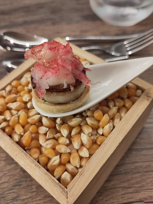 A taste of the vegan adaptation of Base's December set menu at Base Restaurant in Ulverston