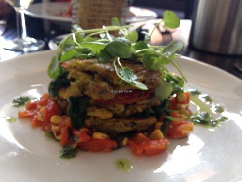 chilli scotch pancake stack at The Gate - Islington in London