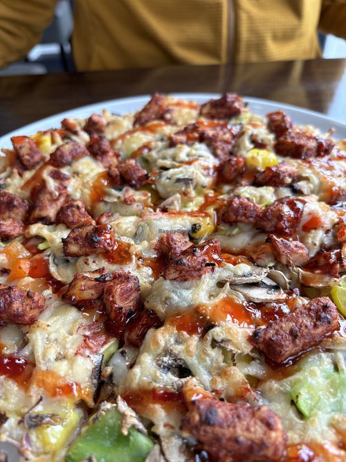 Tandoori Pizza (veganisiert)  at Leckerstück in Bremen