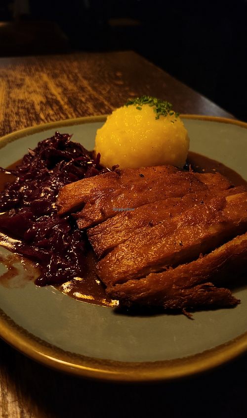 Vegan duck at Bodhi in Nuremberg