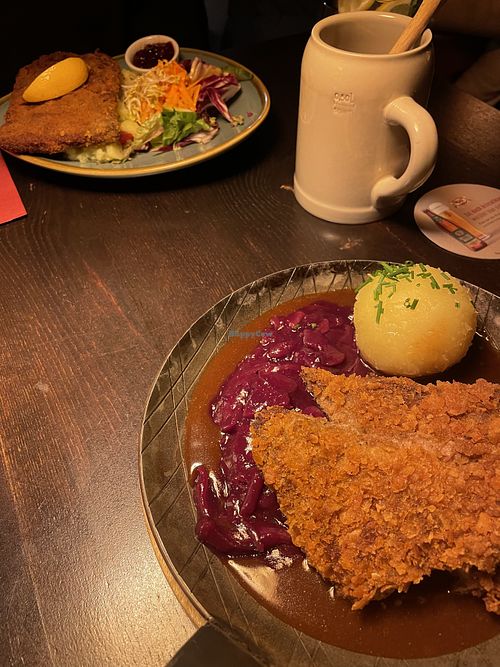Schnitzel + Pfanderl  at Bodhi in Nuremberg