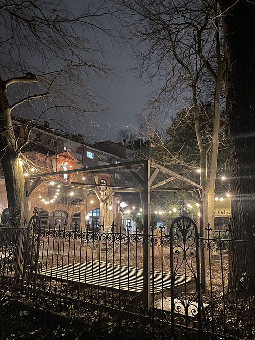 Outside  at Bodhi in Nuremberg