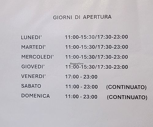 Please correct the times as are wrong at Caffetteria il Signor Panino in Turin