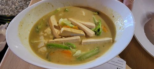Green curry at Coolangatta Asian Cuisine in Coolangatta