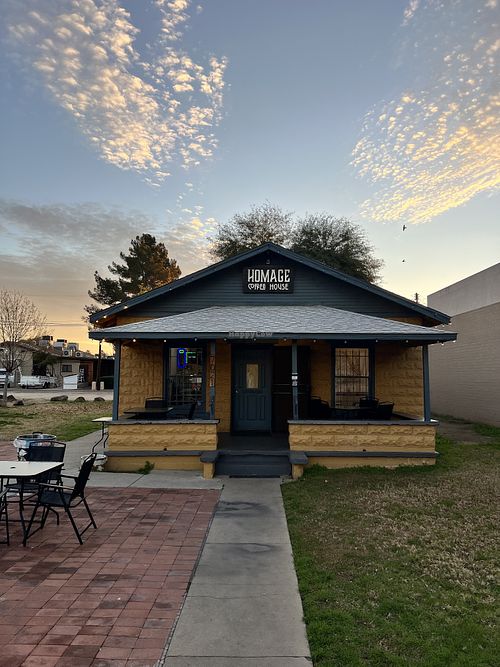   at Homage Coffee House in Glendale