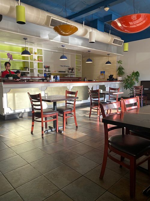 Nice and bright interior  at Talay Thai in Palm Desert