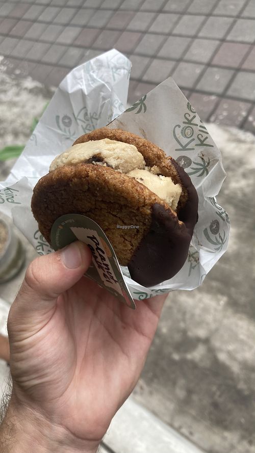 Peanut butter ice cream sandwich  at Kind Koko in Gianyar