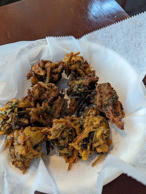 Vegetable pakora at Curry and Noodle in Winston-salem