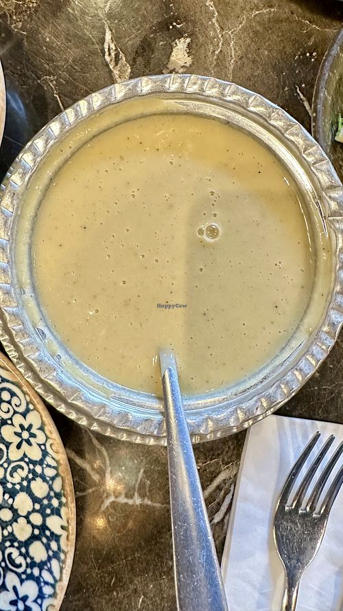 Lentil soupp  at Paramount Lebanese Kitchen in West London