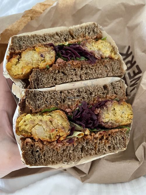 Falafel sandwich from Backwerk, Euskirchen  at backWERK in Euskirchen
