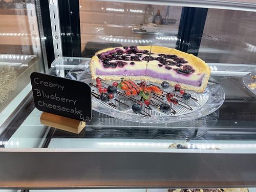 Vegan blueberry cheesecake   at Sorella Café in Gelsenkirchen