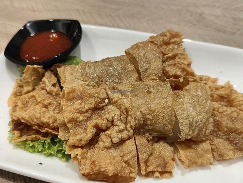 crispy yuba at D'Life Signature 蔬品軒 - Chinatown Pt in Central Singapore