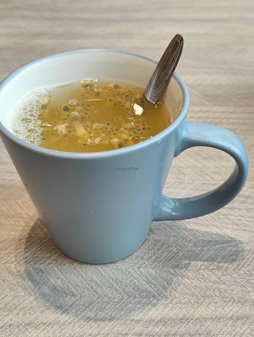 Passion fruits with chia seeds at D'Life Signature 蔬品軒 - Chinatown Pt in Central Singapore