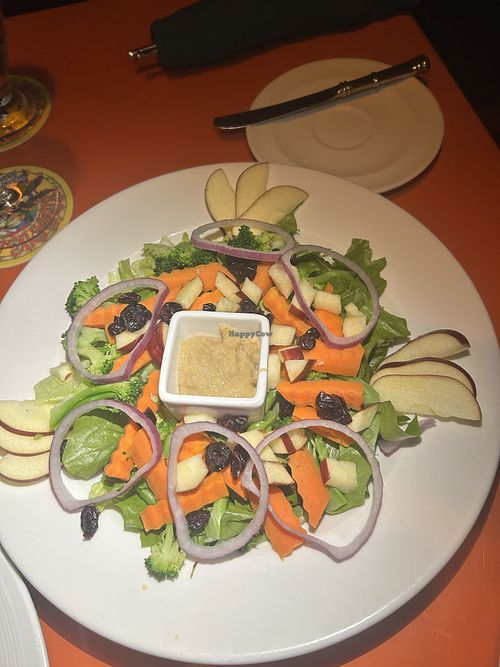 Sesame ginger broccoli apple salad  at Pineapples - Ramon's Village Resort in San Pedro