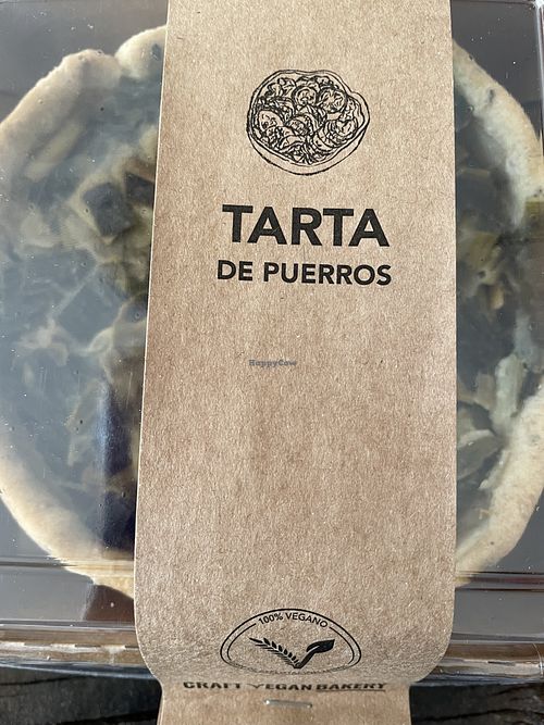 Leek tart  at Craft Vegan Bakery Botánico in Buenos Aires