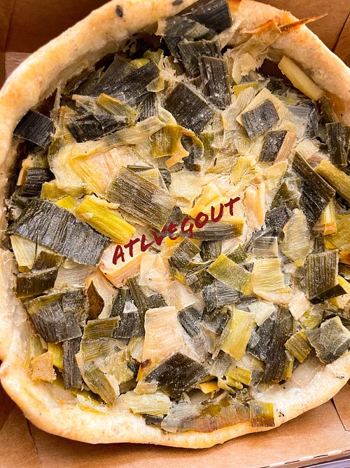 Leek tart  at Craft Vegan Bakery Botánico in Buenos Aires