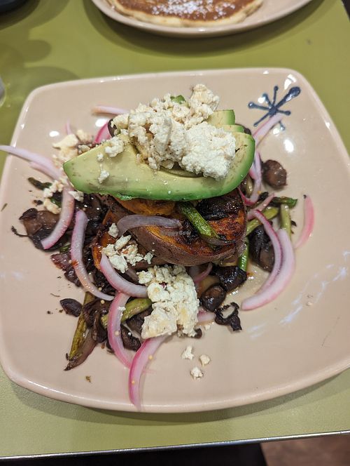 Sweet potato dish with tofu instead of egg at Snooze - Monroe Dr in Atlanta