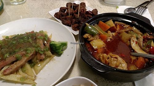 A few examples of the awesome food here.  at Water Lotus 清水荷花食坊 - 武侯祠 in Chengdu