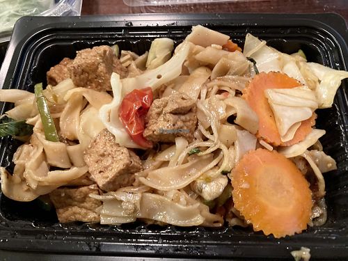 Drunken Noodles to-go  at Lemongrass by Sip Saam Thai in Cedar Park