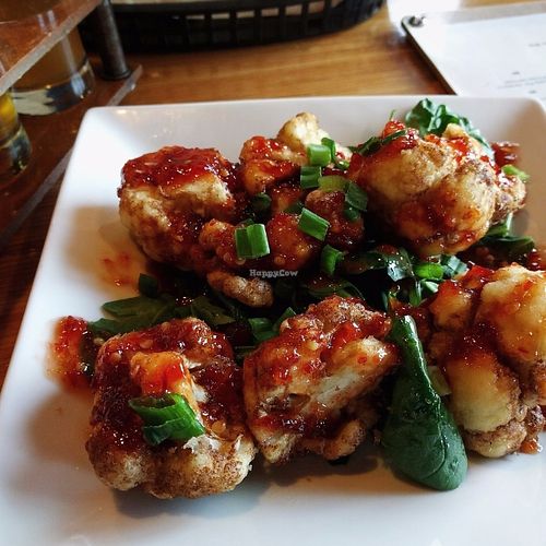 Tempura Cauliflower  at Pig Minds Brewing in Machesney Park