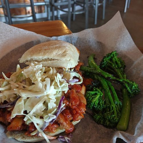 BBQ Porky Sandwich at Pig Minds Brewing in Machesney Park