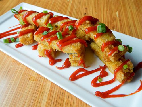 polenta fries at Pig Minds Brewing in Machesney Park