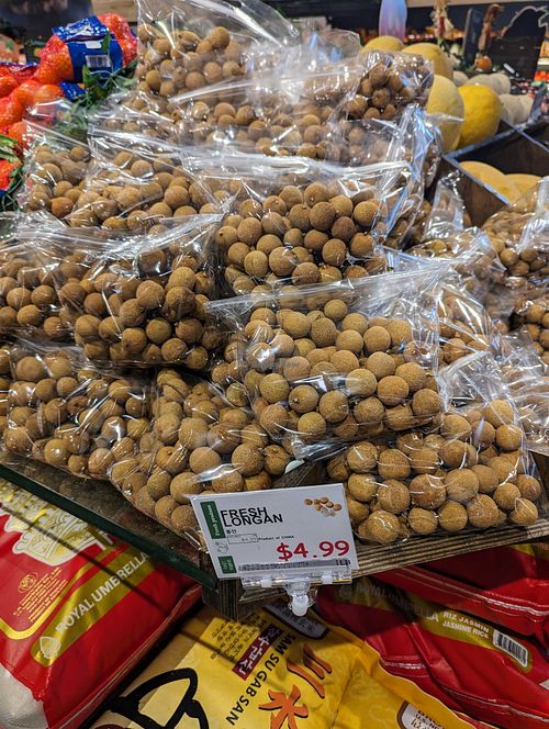 ..and sometimes without the stems. at H Mart in Austin