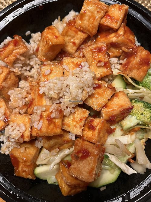 Spicy Tofu Bowl  at Teriyaki Madness in St George
