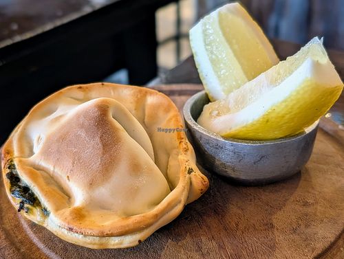 Vegan empanada at Nomade in El Chalten