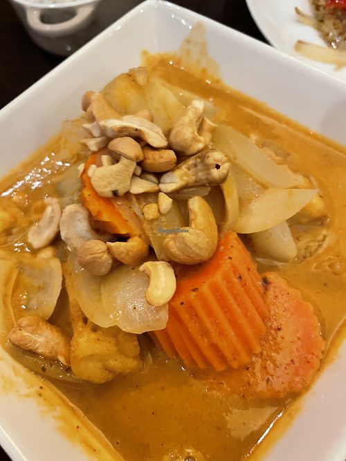 All curries use coconut milk   at Bua Thai Cuisine in Durham