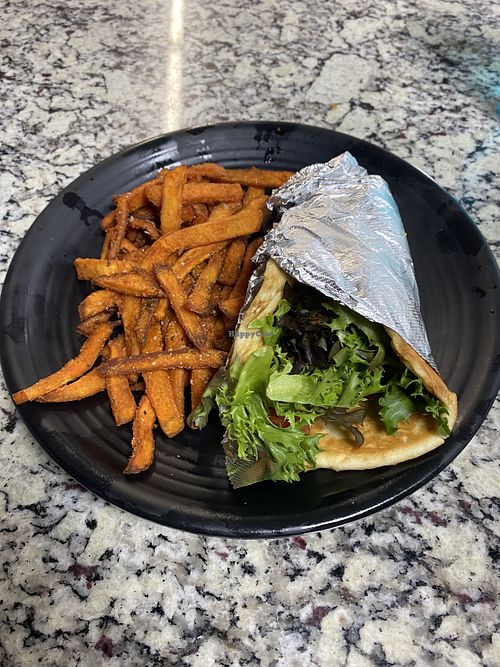 Falafel gyro  at TheFeed in Logan