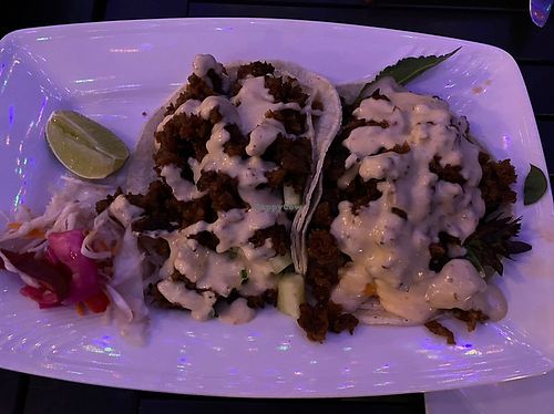 Gong Bao tacos at The Purple Elephant in Northport