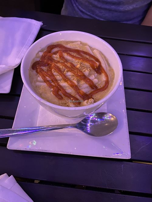 Mac and cheese  at The Purple Elephant in Northport