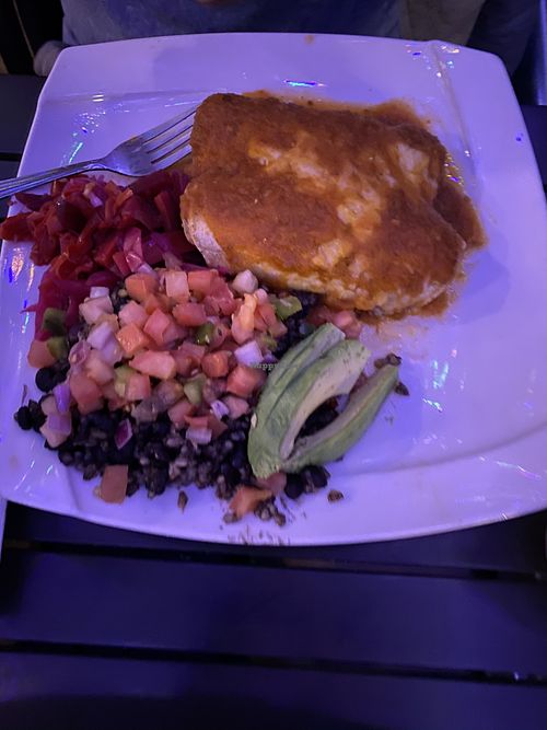 Enchiladas  at The Purple Elephant in Northport