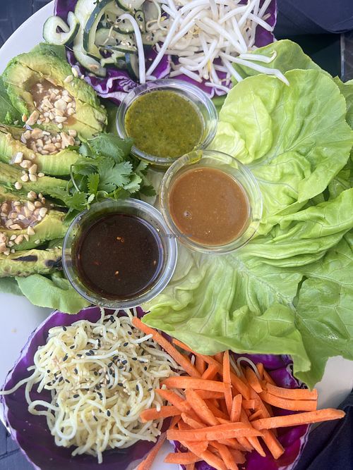 Avocado wraps  at The Cheesecake Factory in San Francisco