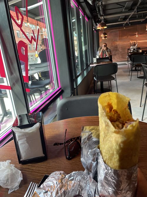 Vegan kabab wrap  at Le Kebab Sundbyberg  in Stockholm