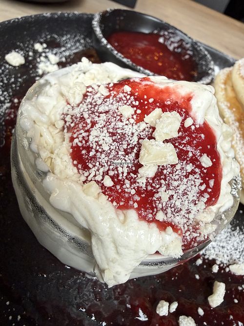 pancake side  at VRÜH - All Day Breakfast in Dortmund