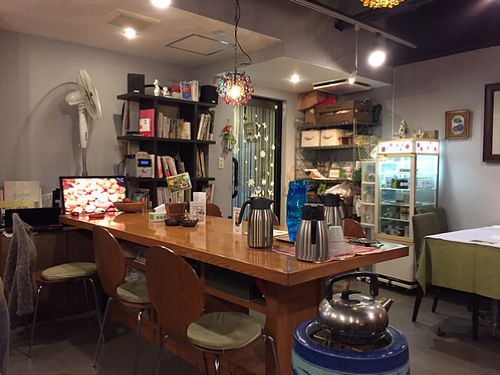 really cool interior at Kobachi-ya in Tokyo