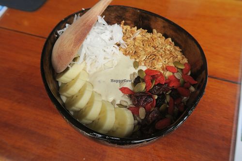 Peanut Smoothie Bowl  at Living Juices in Koh Tao