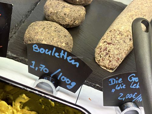 meat balls (vegan)  at Die Vegane Fleischerei in Dresden
