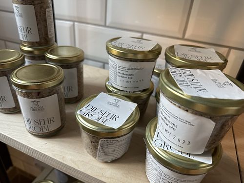 'liver sausage' paste  at Die Vegane Fleischerei in Dresden