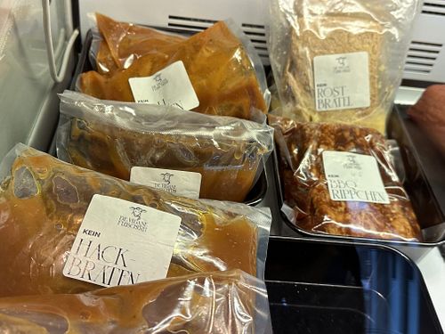 vegan meat loaf  at Die Vegane Fleischerei in Dresden