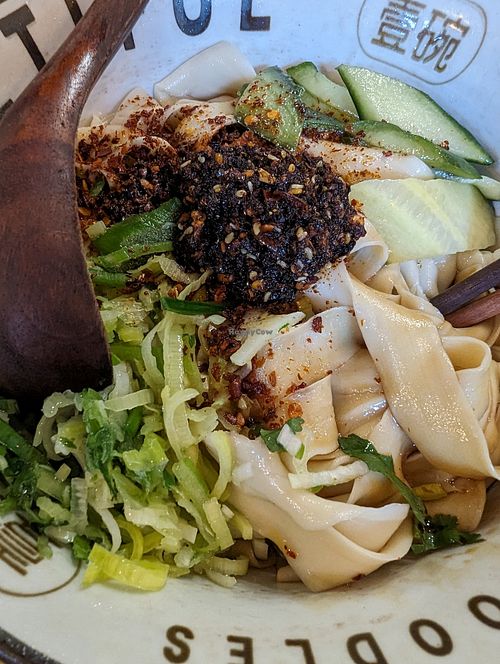 Hot Chilli Oil Spill Noodle $13.80 at Bowltiful in Melbourne