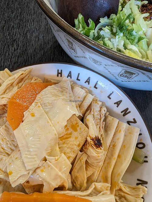 Dried Beancurd Sticks with Celery $4.80 at Bowltiful in Melbourne