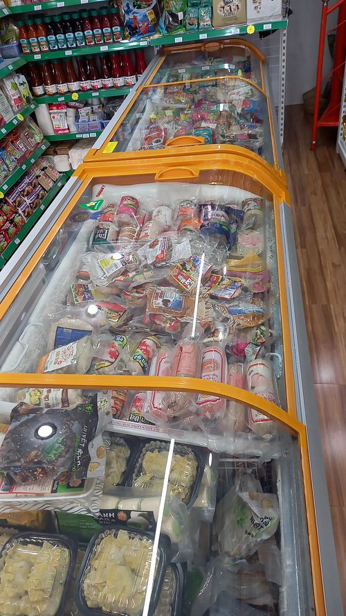 Frozen products at Viên Tuệ Chay in Go Cong