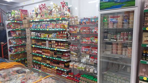 Dry + refrigerated products at Viên Tuệ Chay in Go Cong
