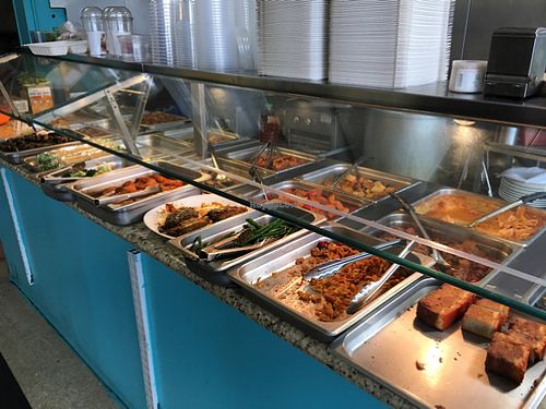 Buffet at ChuMinh Tofu and Veggie Deli in Seattle