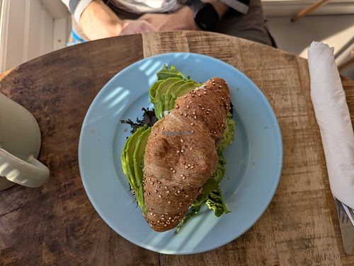 Croissant with avo at The Break Cafe in Thisted