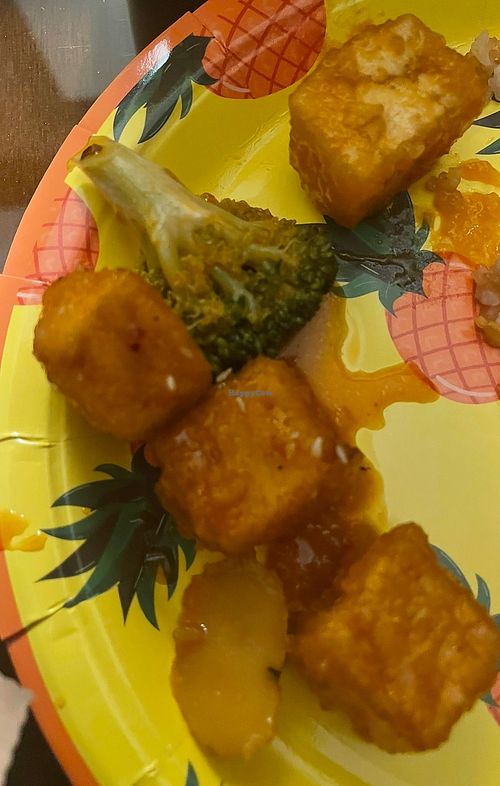 Sesame Tofu  at Eric's Asian Cafe in Idaho Springs