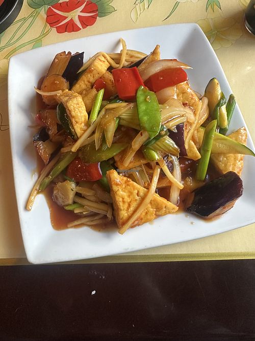 Eggplant and TOFU 🍆🍆🍆  at Eric's Asian Cafe in Idaho Springs